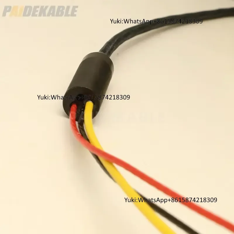 Фото Высококачественный кабель Paide PDK81300 2x18AWG+1SM с оптоволоконной оплеткой, низковольтный, термостойкий, для дронов, с разъемом FC, 1000В постоянного тока №5
