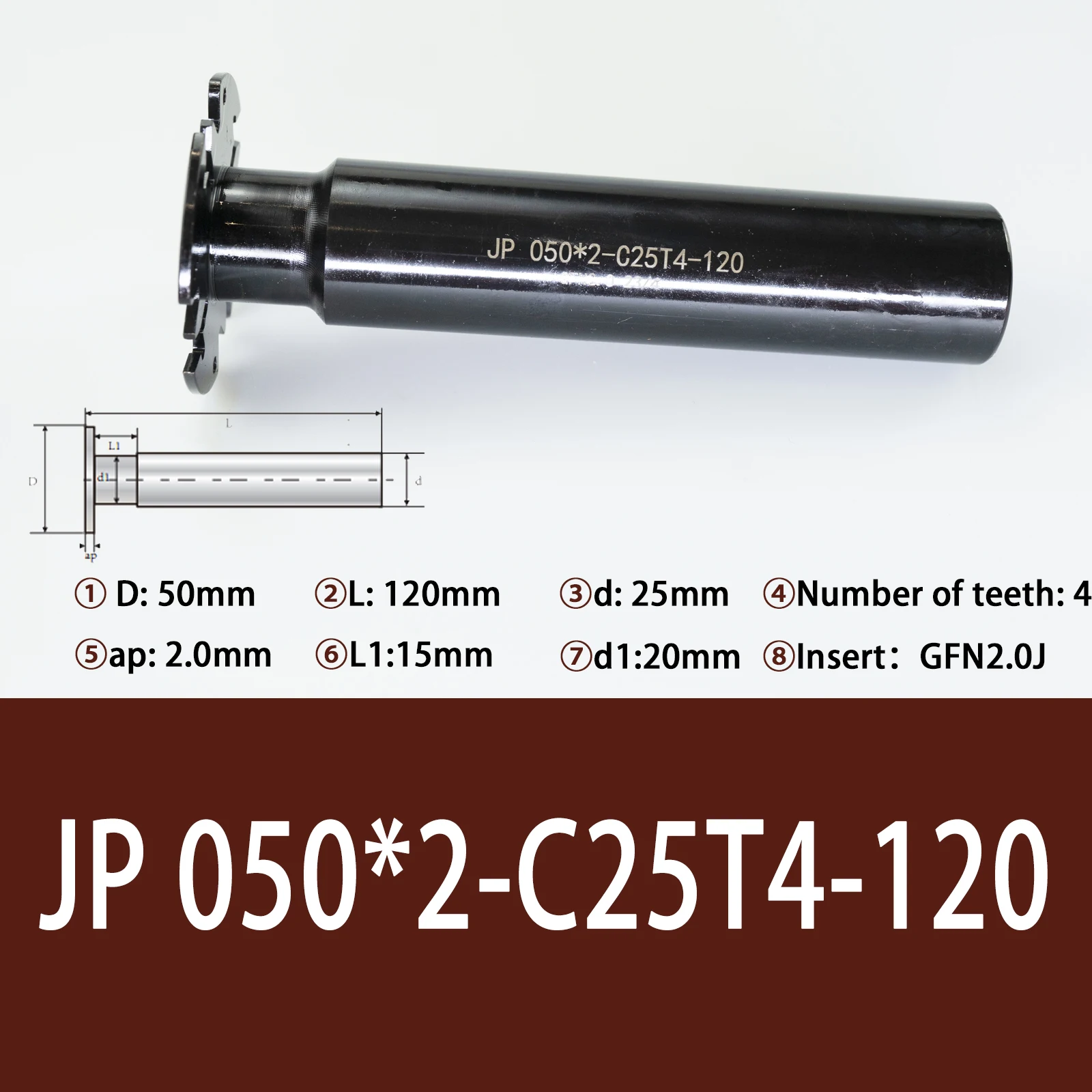 

Фрезерный диск JP сменная пластина GFN2 мм 3 мм