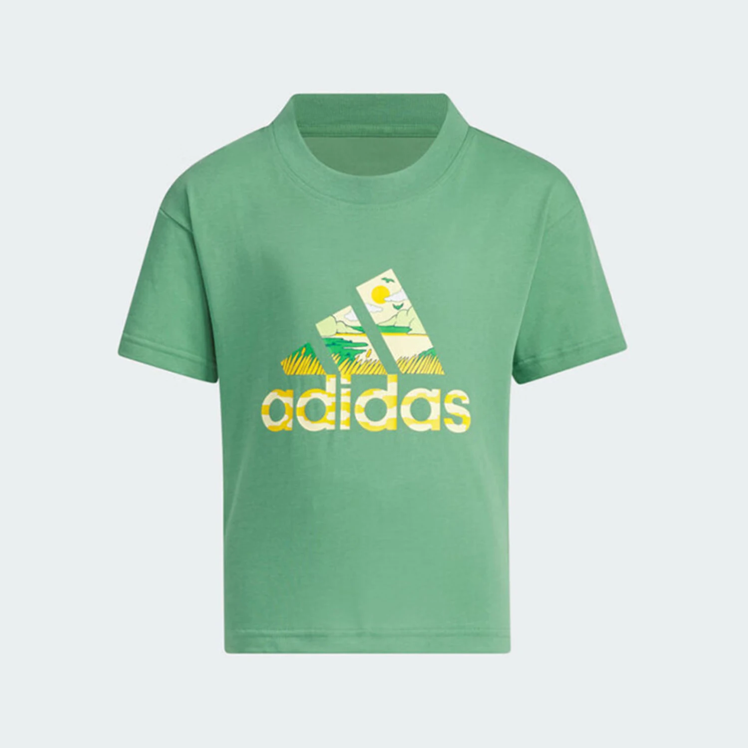 Фото Adidas Authentic Summer Новый детский классический спортивный и повседневный комплект JE3206 №2