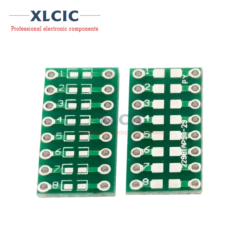 

10PCS 0805 0402 0603 To DIP PCB Transfer Board DIP Pin Board Pitch Capacitance Resistance Adapter Plate Conversion Board
