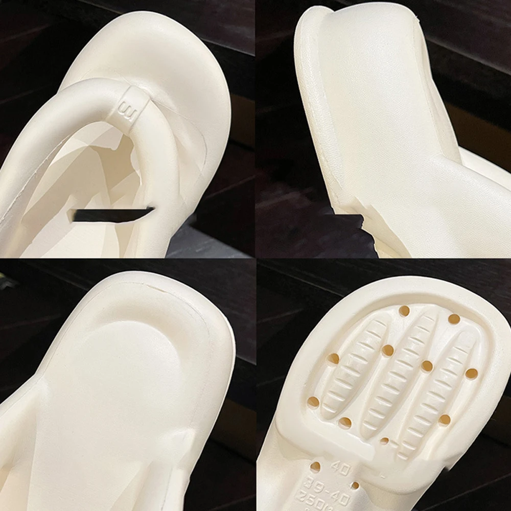 Clip Feet Flip-Flops Female Summer Korean Fashion Thick Bottom Outer Wear Casual Beach Anti-odor Flip Flops Slippers