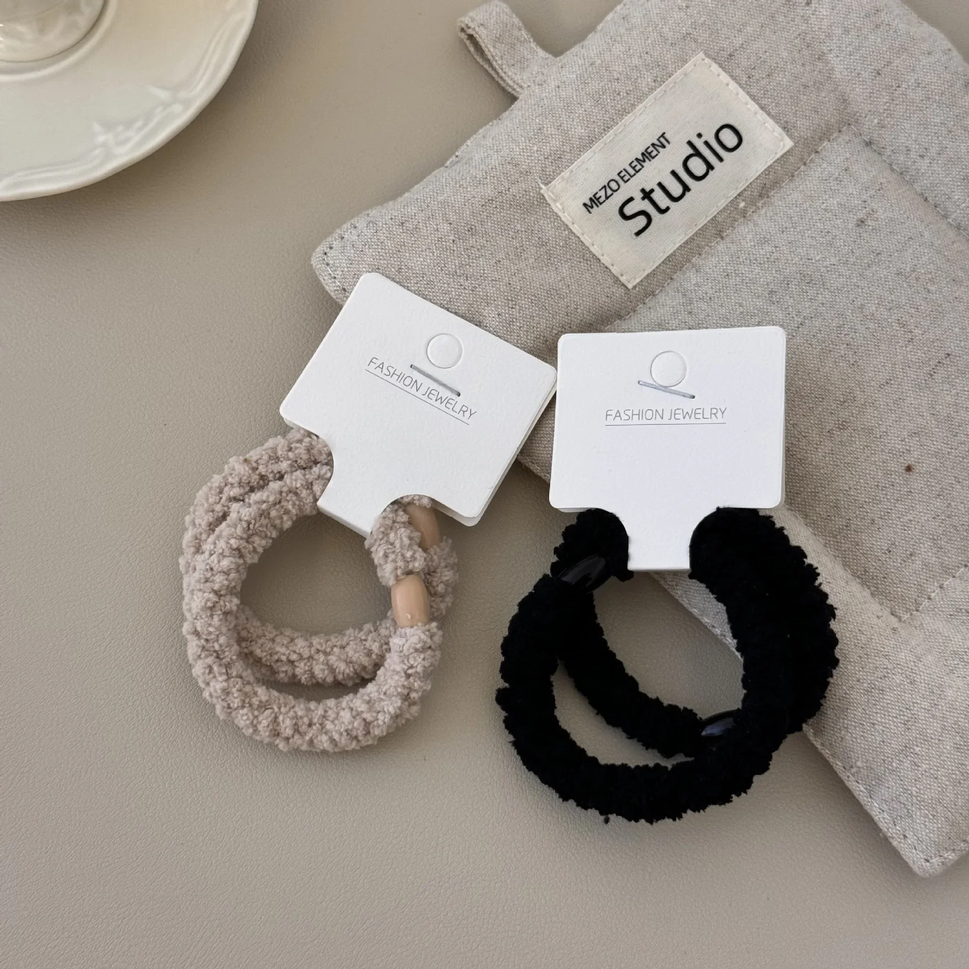 Набор из 2 аксессуаров для волос корейские эластичные галстуки маленькие резинки