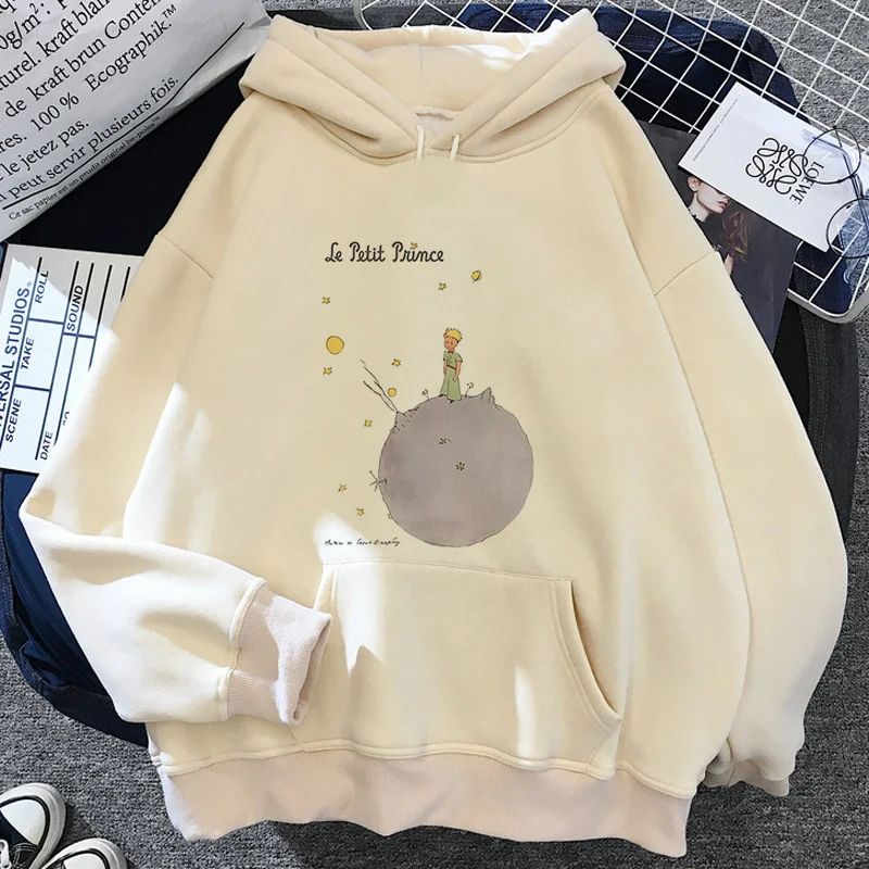 

Little Prince hoodies men Ulzzang printed anime y2k aesthetic men pullover clothing graphic harajuku