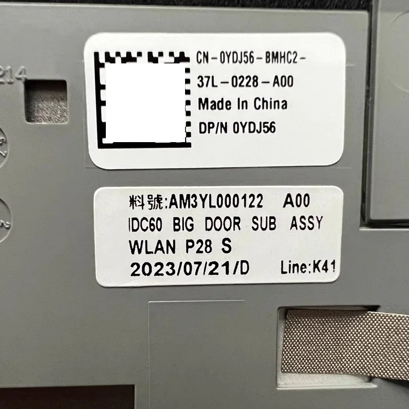 Новинка для ноутбука Dell Latitude 7640 E7640 нижняя крышка задняя часть корпуса 0YDJ56 YDJ56