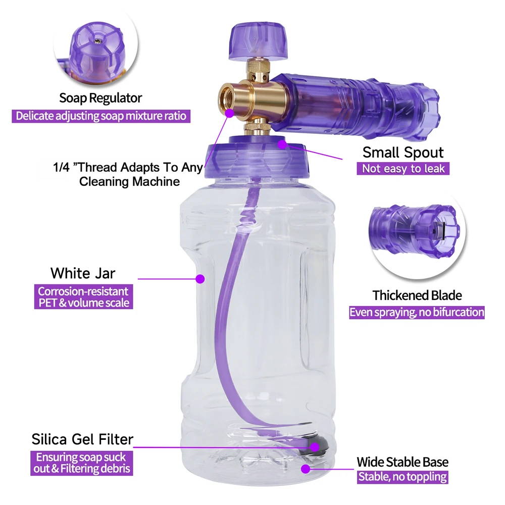 Мойка высокого давления пенная машина для мойки автомобилей алюминиевый