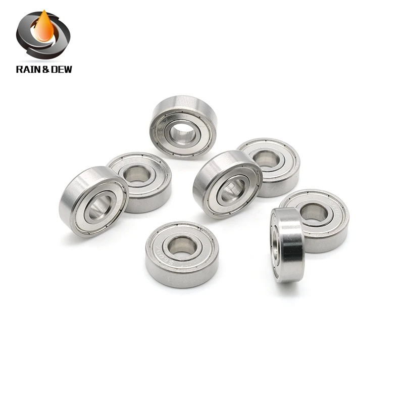 8Pcs S608ZZ  Stainless Steel Ball Bearing 608zz ABEC-9  8x22x7 mm   roller skates Bearing 608