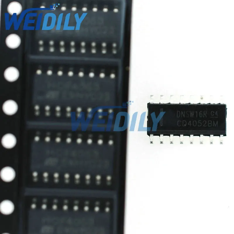 

10 шт. CD4052 HEF4052 cd4052 hef4052 CD4052BE 4052 SMD Chip SOP-16 оптовая продажа Новинка