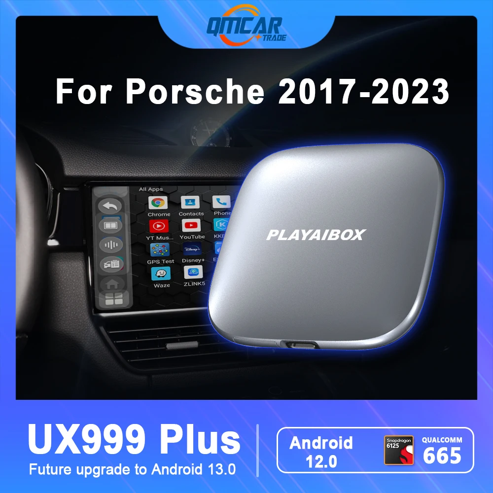 Android Tv Box 12 Carplay Iptv Netflix spotify Auto 2022 Автомобильная Мультимедийная система UX999Plus QCM665