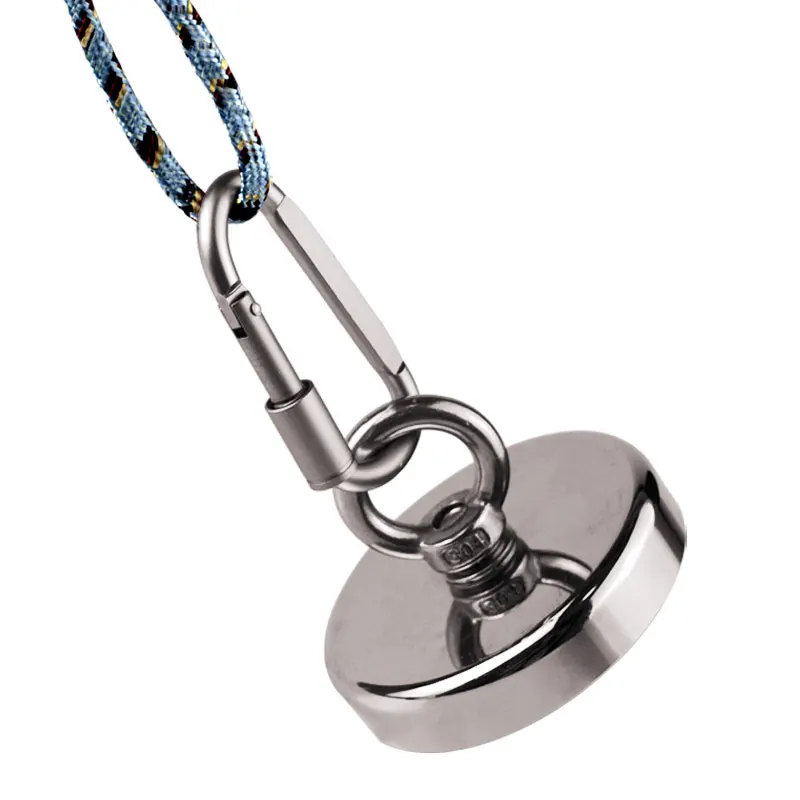 

Рыболовный магнит, неодимовый магнит 120 кг, сверхмощный болт с потайным отверстием диаметром 2,36 дюйма (около 6 см).