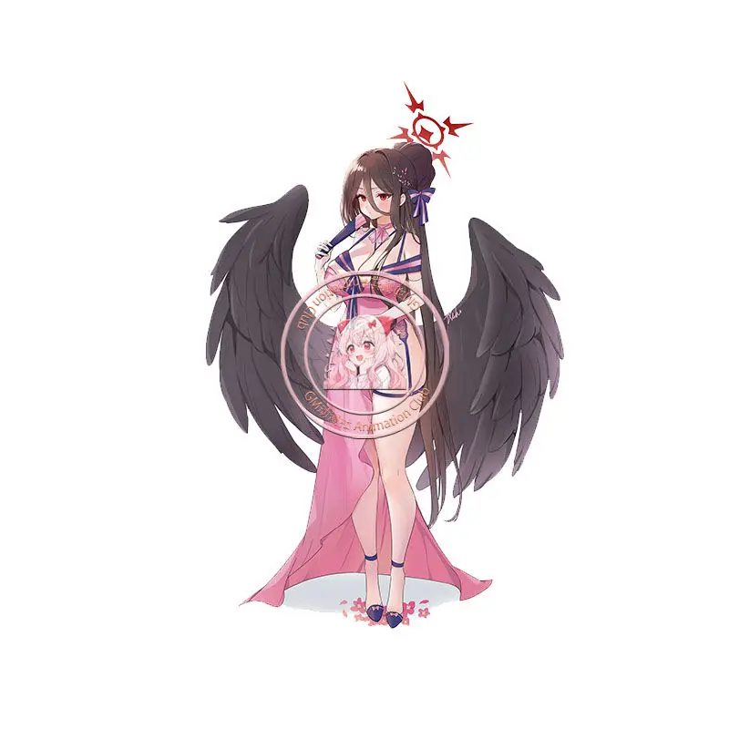 Аниме Синий архив Hanekawa Hasumi акриловая подставка украшения фигурки героев