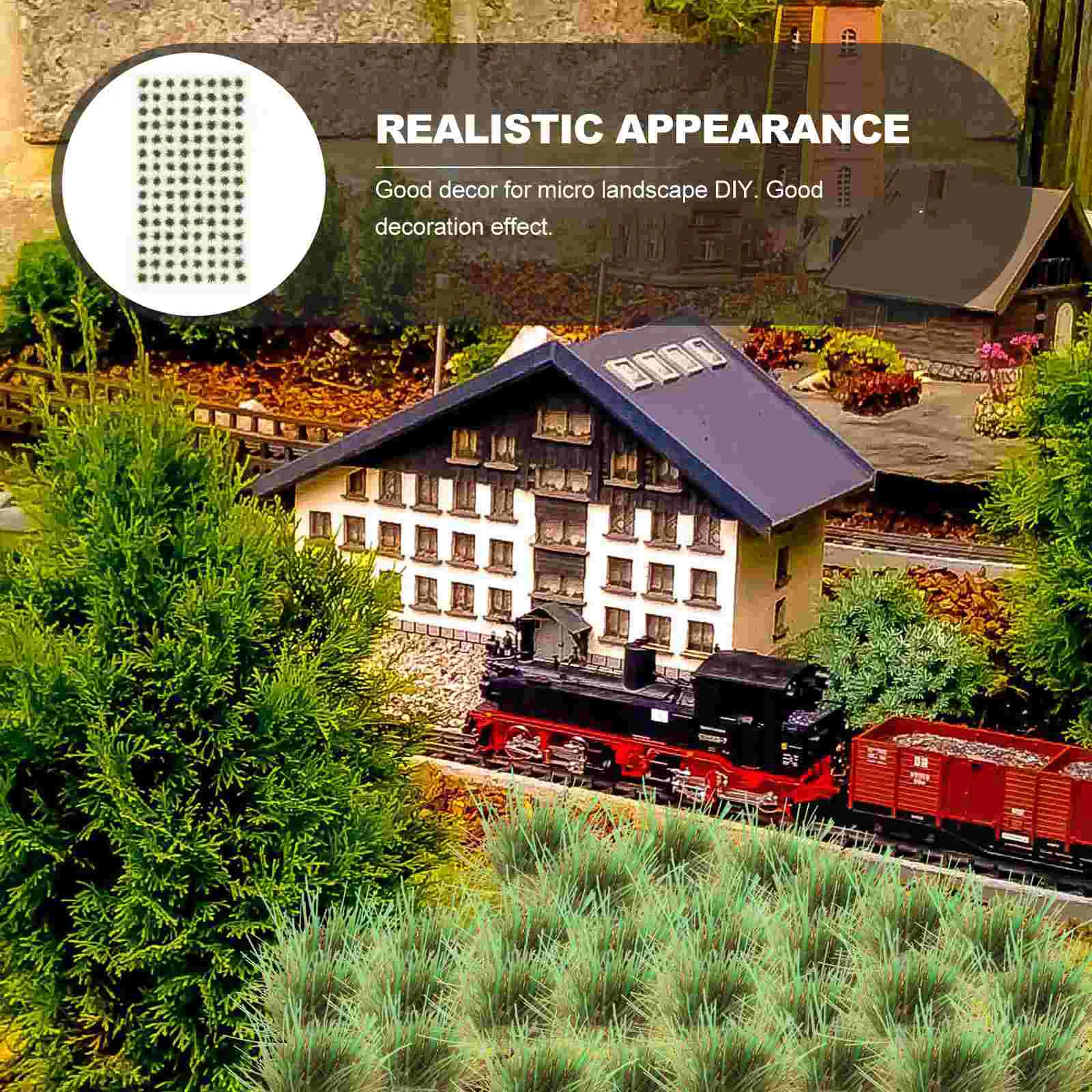 

Miniature Grass Models Train Accessories Static 1/64 Scale Buildings Battle Systems Diorama Fake Flowers