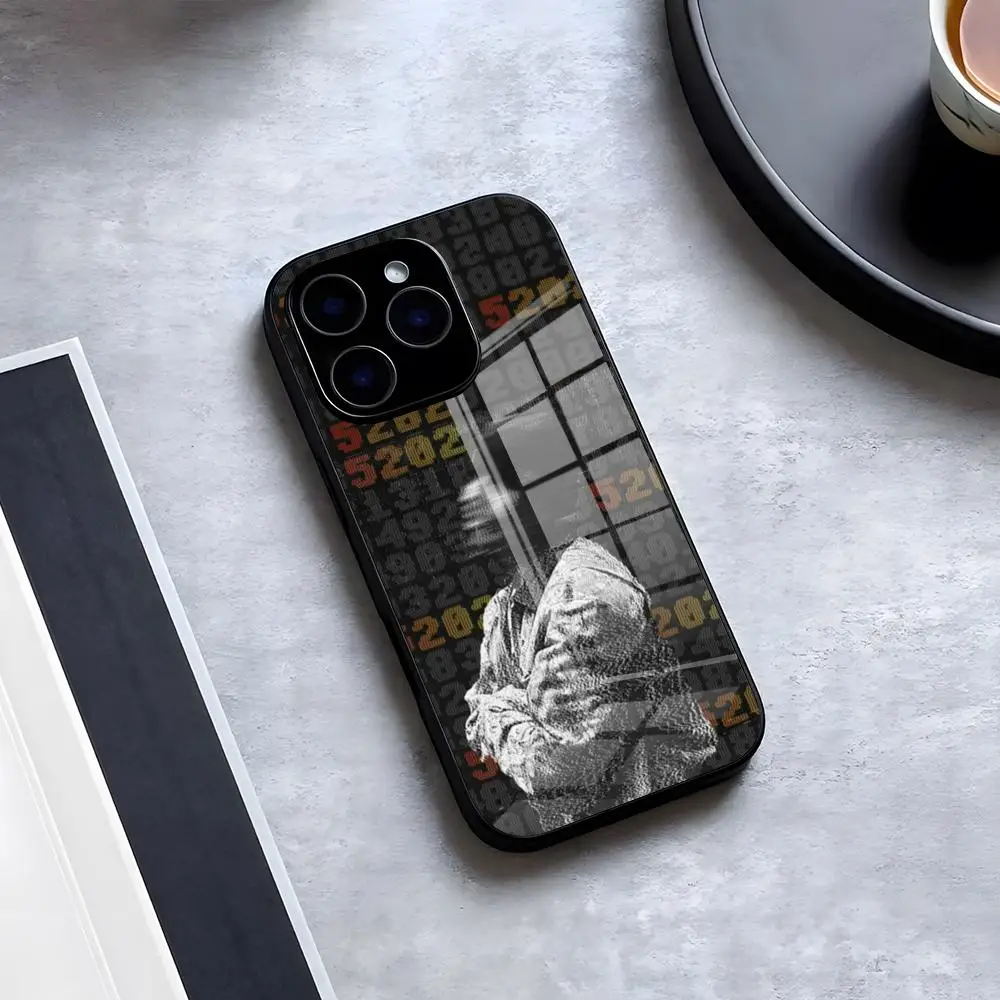 Фото Чехол Duki 5202 для iPhone 17 Pro Max, 16, 15, 14 Pro Max, 13, 11 Plus, стеклянная крышка №4