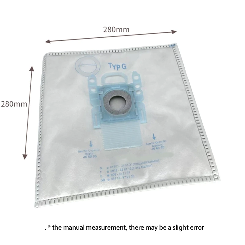 Мешки для пыли типа G мусорные мешки SIEMENS BSGL3126GB BSG6 BSG7 GL30 Pro