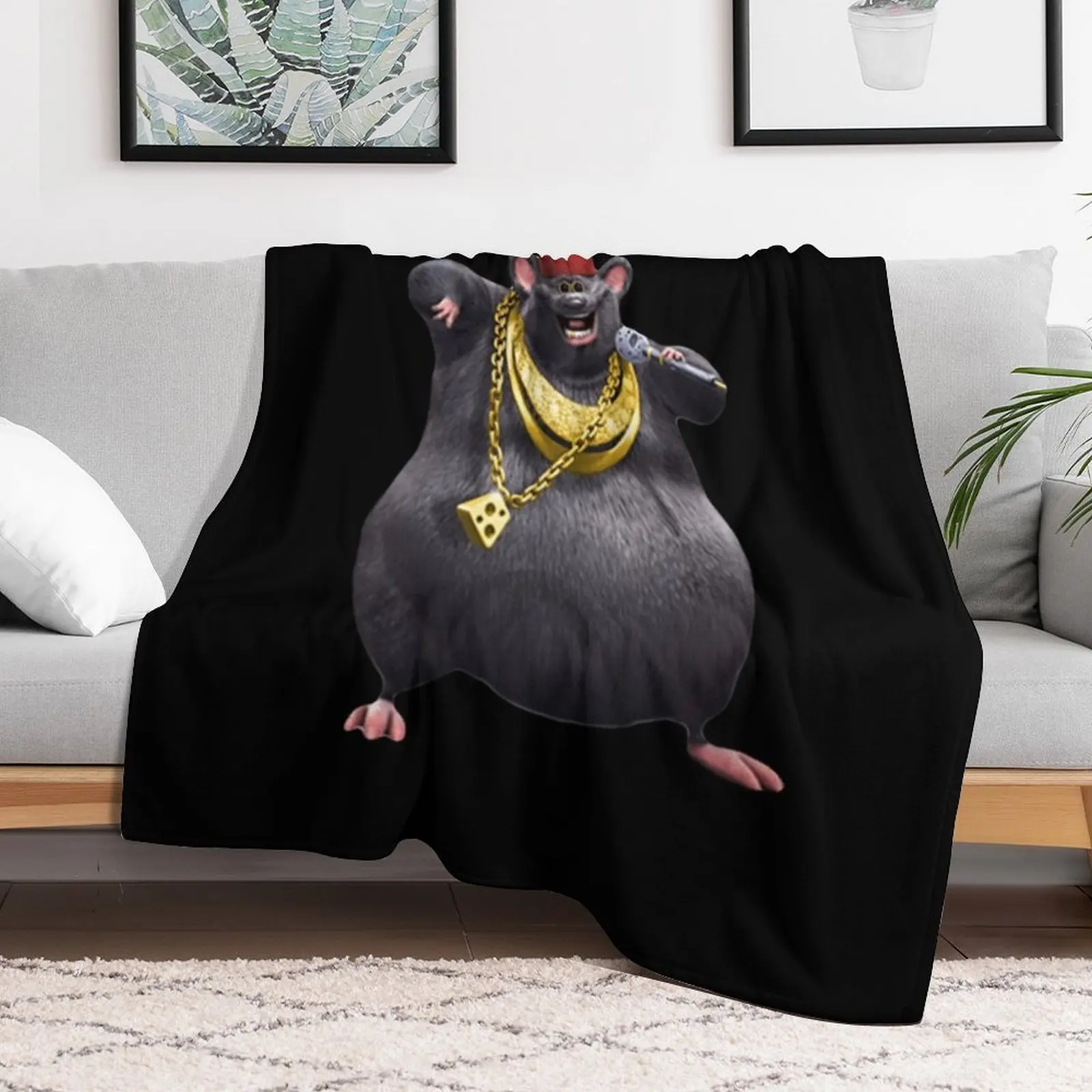 Одеяло Biggie Cheese Rat Мягкие большие дорожные одеяла