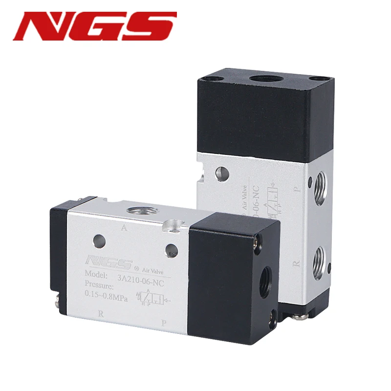 

3-портовый 2-позиционный пневматический регулирующий клапан серии 3A 3A110-M5 3A110-06 3A210-06 3A210-08 3A120-M5 3A120-06 3A220-08 3A320-10