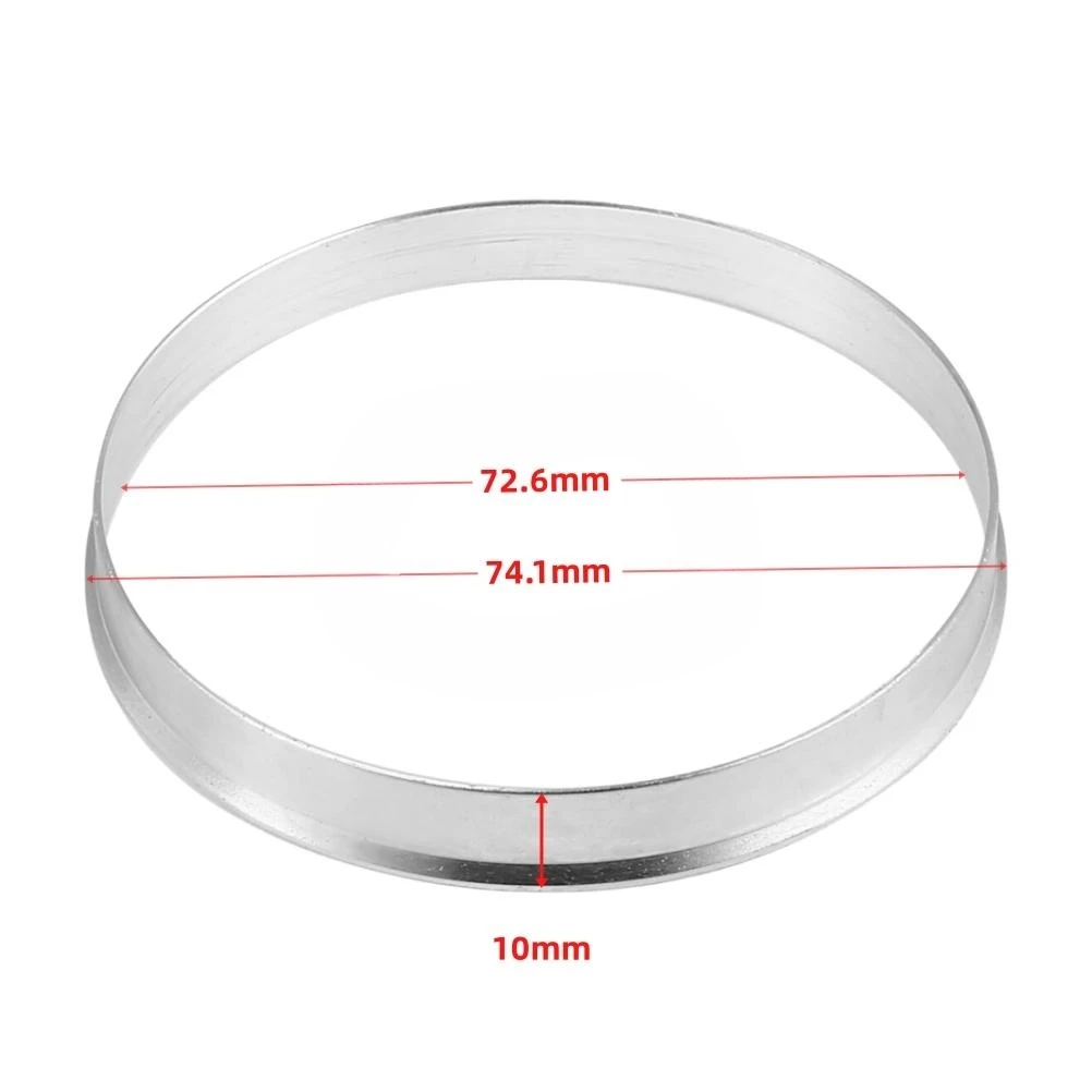4 шт. ступица колеса из алюминиевого сплава 72 6 мм/2 86 дюйма OD 74 1 92