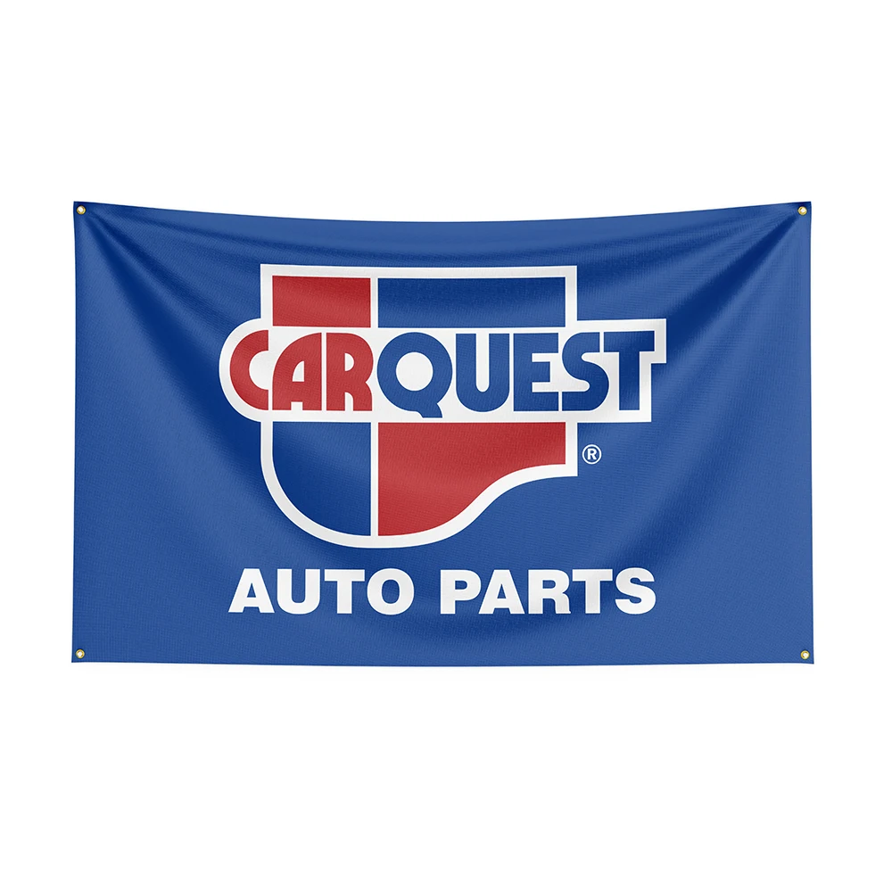 

90x150cm Carquests Flag Polyester Printed Racing Car Banner For Decor