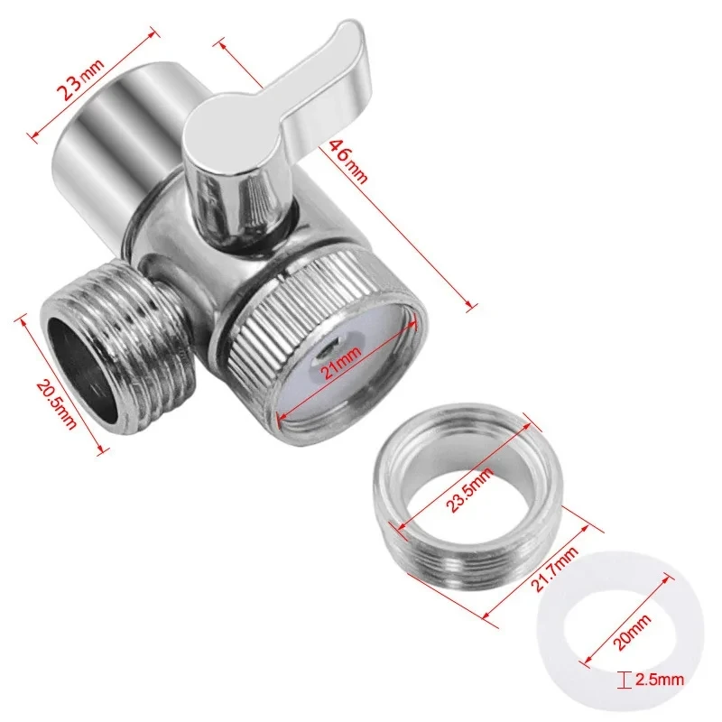 Переходник-разветвитель Для Смесителя Регулирующий Клапан Раковины Душа