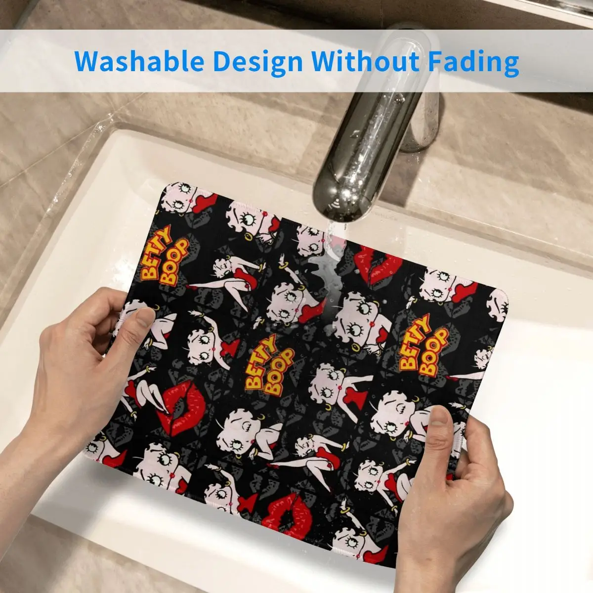 Коврик для компьютерной мыши Boop Bettys нескользящий резиновый |