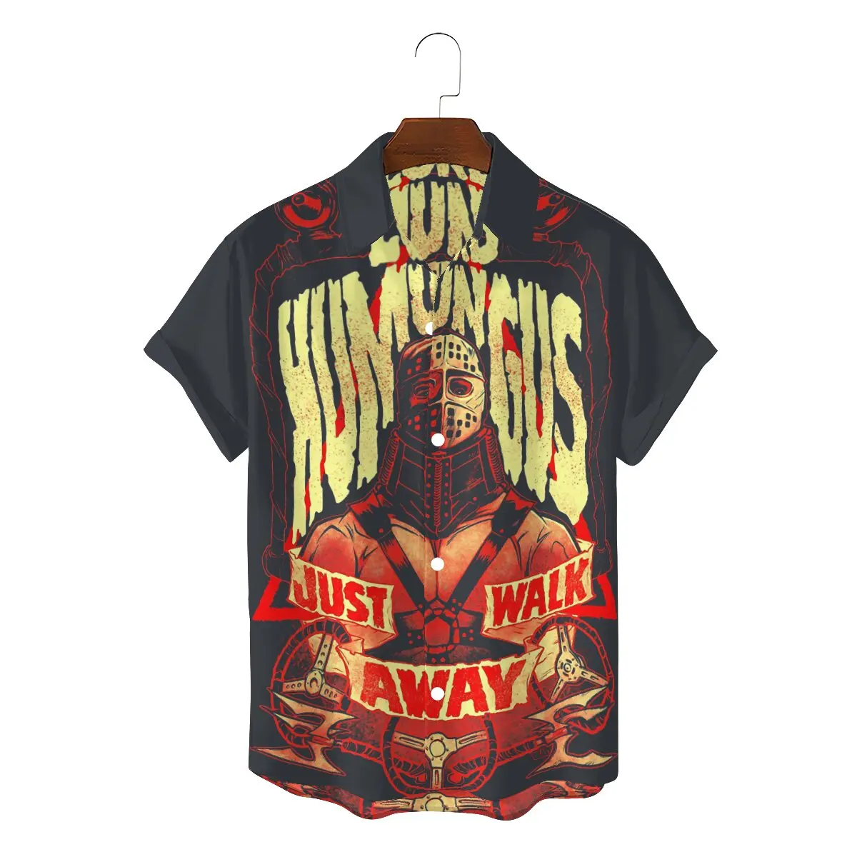 

ROAD WARRIOR LORD HUMUNGUS Unique 3D Shirt Mad Max Rockatansky Benno Swaisey Film Leisure Hawaii Shirts Hot Sale shirt For Men