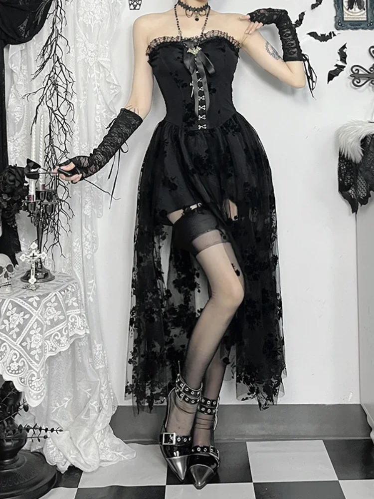 AltGoth готическое платье из полиэстера и хлопка