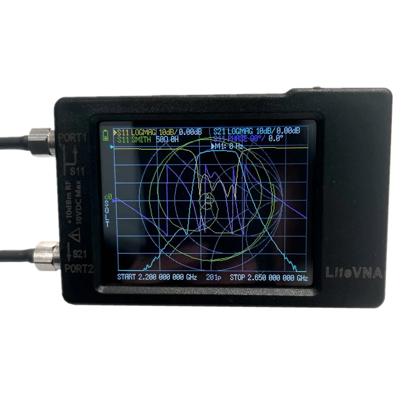 Новый LiteVNA-64 50 кГц-6 3 ГГц LiteVNA 4-дюймовый векторный сетевой анализатор с сенсорным