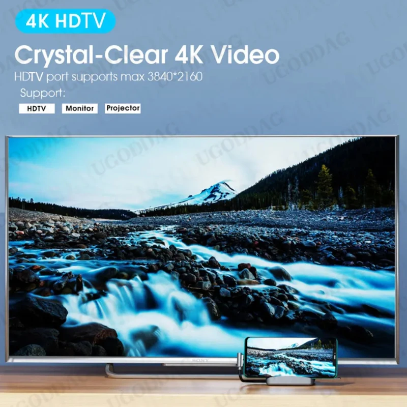 Портативная док-станция типа C HUB для Samsung S20 S10 Dex Pad Station USB к HDMI-совместиму адаптеру