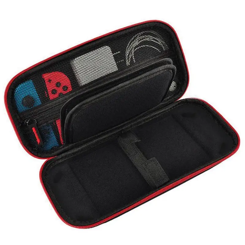 

Storage Bag For N-Switch Accessories Double Compartment Game Card Four Corner Package Switch Host Protection Package Bags