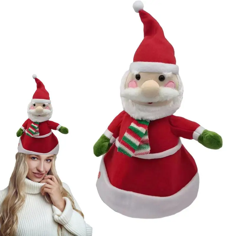 

Singing And Dancing Christmas Hat Electric Swinging Christmas Hat Toy With Music KidsParty Headwear For Parties Christmas