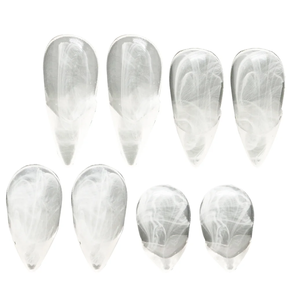 4 пары протезов вампира поддельные клыки реквизит косплей зомби реалистичные