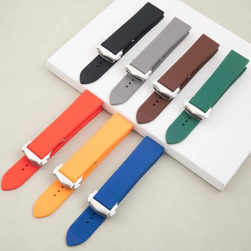 Ремешок MAISITU 20 мм 21 22 из мягкого натурального силикона для часов Omega ремешок Seamaster