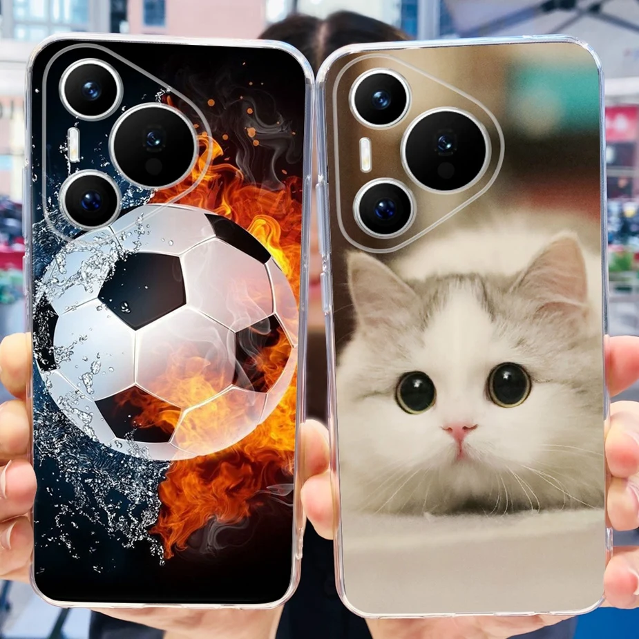 Чехол для Huawei Pura 70 Pro задняя крышка новый модный чехол с рисунком мягкий тонкий