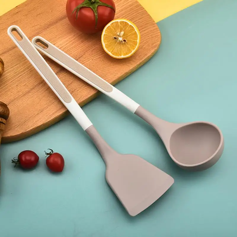 

Silicone Kitchen Cooking Utensil Non-stick Kitchenware Cooking Tools Heat Resistant Cookware Ladle Shovel Kitchen Accessories