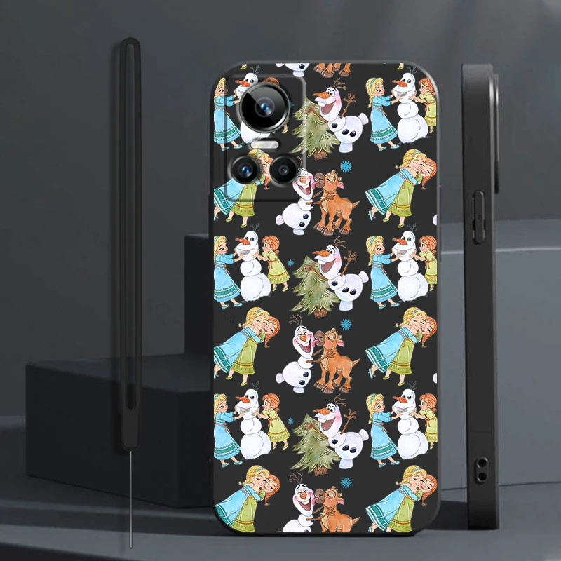 Чехол с надписью Холодное сердце Olaf для OPPO Realme GT Neo 3 2 Master 8 9 Narzo 50A 50i Reno 7