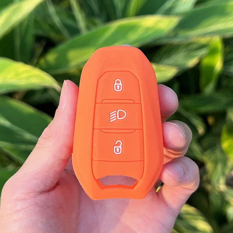 

Силиконовый чехол для автомобильного ключа для Citroen C2 C3 C5 X7 C4 Picasso Berlingo для Peugeot 208 308 408 508 3008 4008 5008 Smart Key