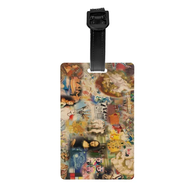 

Ван Гог история искусства чемодан бирки для путешествий чемодан да Винчи Мона Лиза Пикассо живопись Личная Обложка ID этикетка