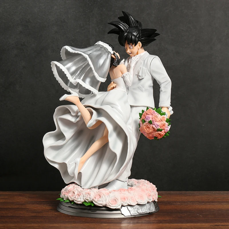Dragon Ball Z Son Goku & Chichi Wedding Ver. Excellent Figure Anime Model Statue Toy Collectibles Gift