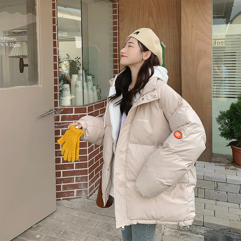 Cotton Coat Down Cotton Women's Cotton Coats Autumn and Winter 2022 New Loose Jacket Female and Lady Clothing