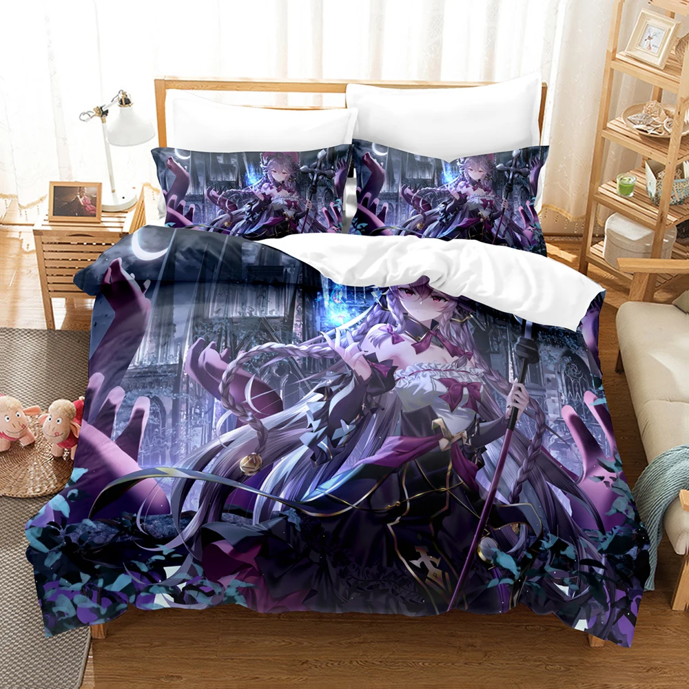 

Bedding Set 3D Printed Comforter Duvet Cover Sets Pillowcase Twin Full Queen King S Drop Ship Game Epic Seven