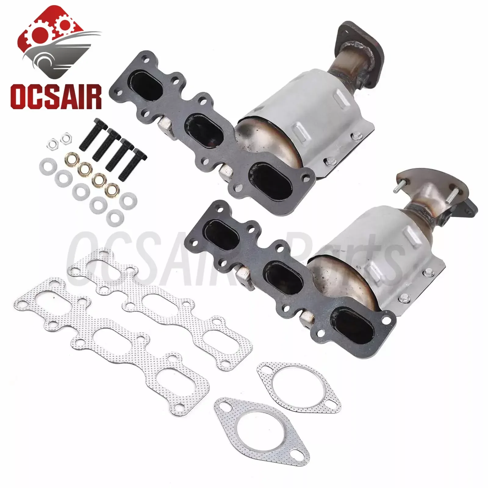 

Новый передний левый + правый каталитический нейтрализатор для Ford Edge 3,5 л для Ford Explorer 3,5 л для Lincoln MKS MKT MKZ 3.7L 2013-2019