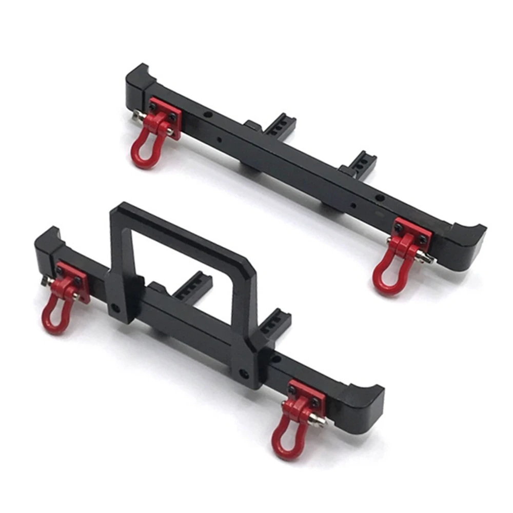 

2Pcs Metal Front and Rear Bumper for HB Toys ZP1001 ZP1002 ZP1003 ZP1004 ZP 1001 1/10 RC Crawler Car Upgrade Parts,4