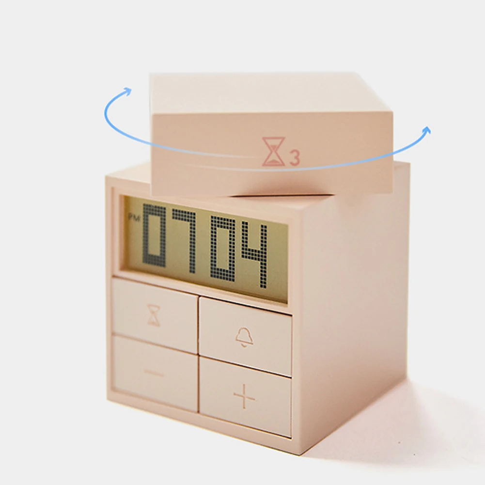 

Digital Screen Kitchen Timer Digital Cooking Count Up Countdown Snooze Alarm Clock Sleep Stopwatch Clock Timer for Studying