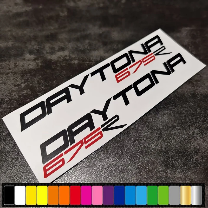 

Виниловые наклейки на обтекатель DAYTONA 675R для мотоцикла 200 мм x 35 мм, наклейки для Daytona 675R 675