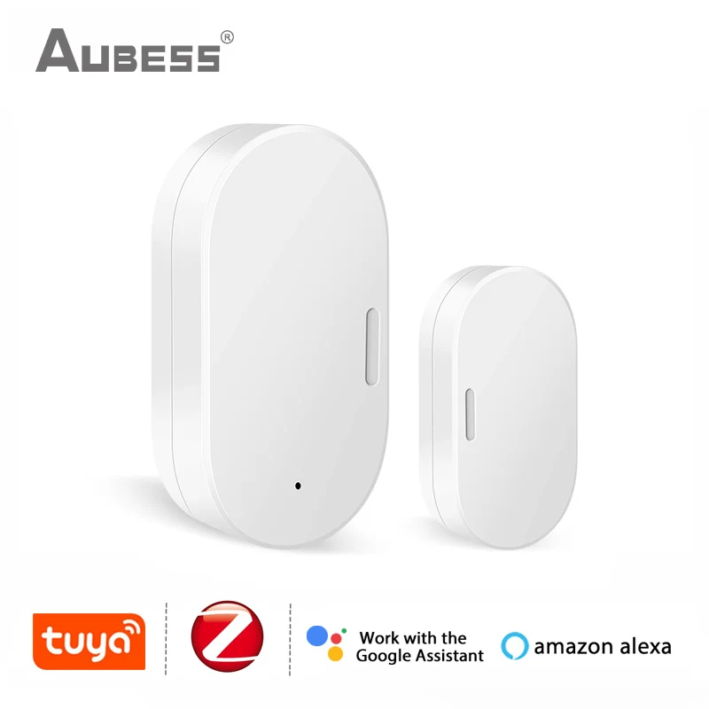 

Tuya Zigbee 3.0 Door Window Sensor Open Detectors Entry Smart Security Alarms System Compatible with Alexa Google Home