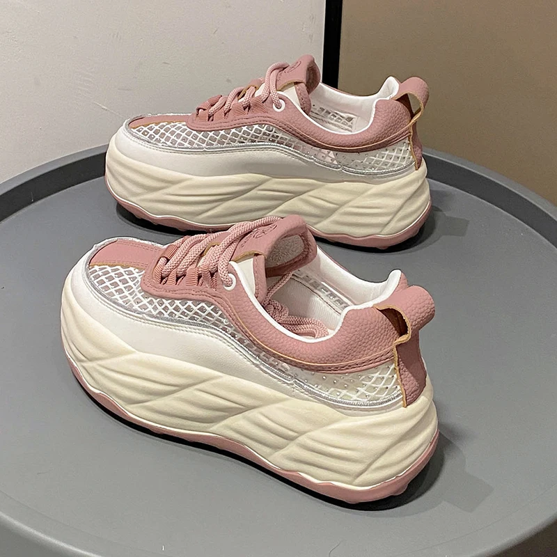 Women's Sneakers with Sparkles Shoes Woman Shoes Luxury Platform Woman-shoes Womens Trainers Rhinestone Fashion Heels Casual