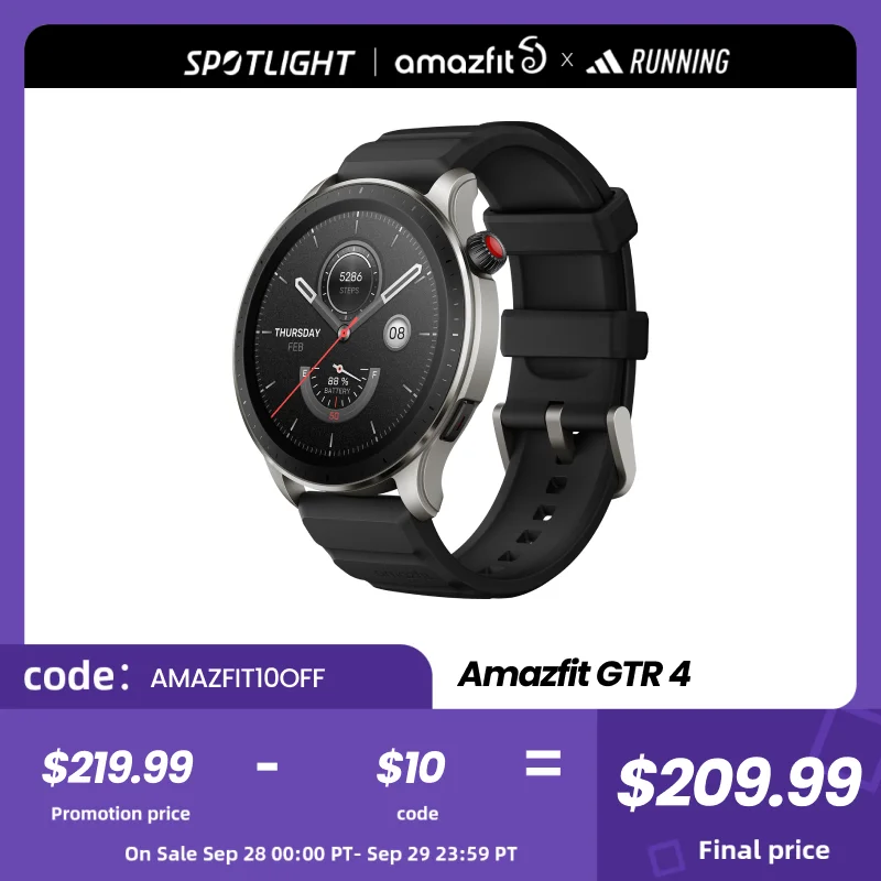  [World Premiere] NEW Amazfit GTR 4 Smartwatch Alexa Built 150 Sports Modes Bluetooth Phone Calls Smart Watch 14Days Battery Life 