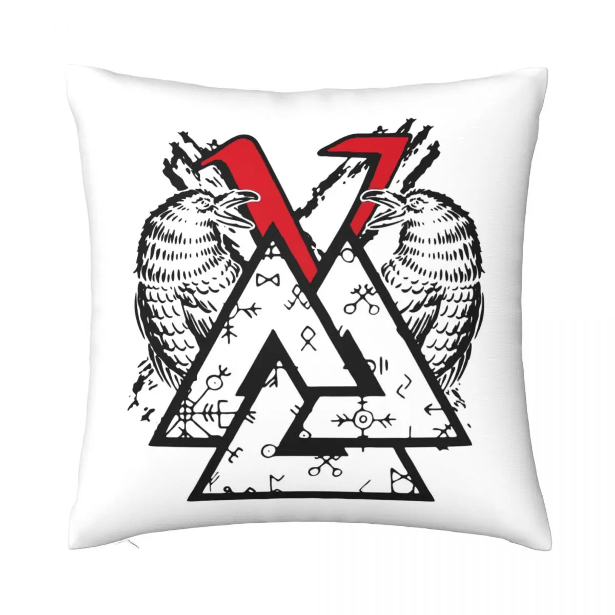 

Тканевый чехол для подушки Vikings Maenner с принтом, декоративный чехол для диванной подушки, квадратный чехол для дивана 45x45 см