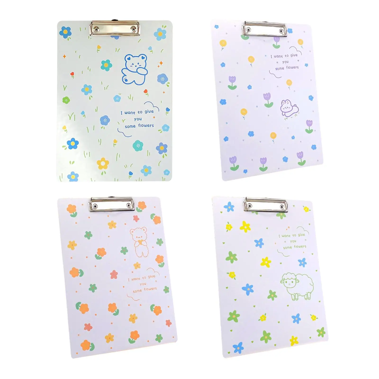 

Cute Folder Gift Holder Fastener File Folders Paper Writing Pad Creative Hanging for Bedroom Office Supplies Home Documents Work