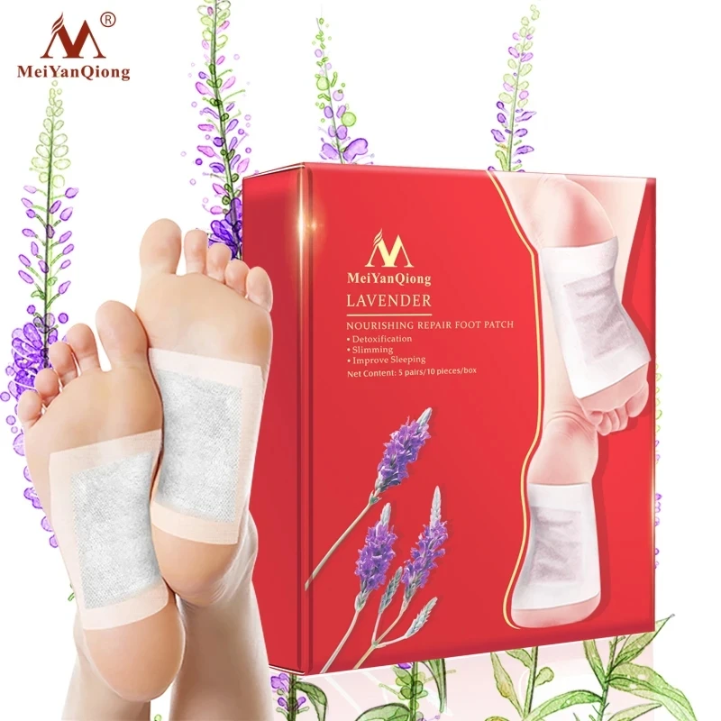 

1Box Detox Foot Patches Cleansing Toxins Detox Foot Pads Improve Sleep Slimming Body Health Foot Care Tools Medical Plaster