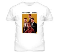 77 Sunset Strip fashion Tee Tshirt New Fashion Design For Men brand cotton tshirt summer plus size tee-shirt short sleeve tops